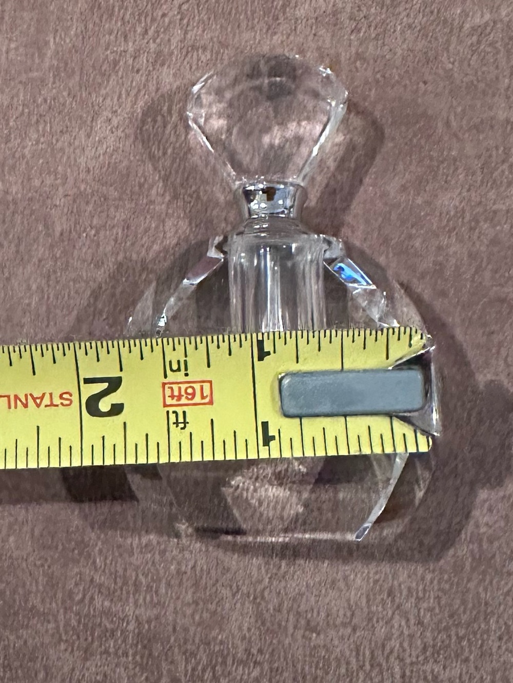 Mini Glass Perfume Bottle with Dauber - Picture 3 of 3